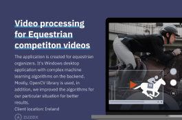 Video processing for Equestrian competition videos
